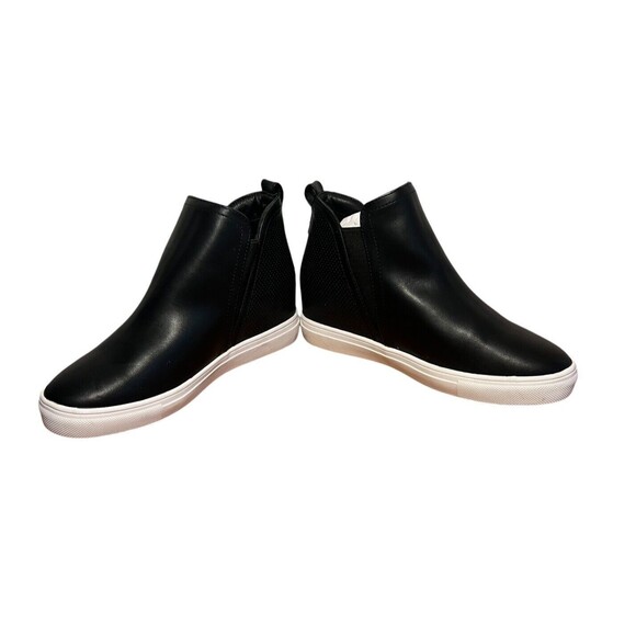 La Sheelah Women's Size 8.5 Hidden-03 Slip On Weatherproof Low Rain Boots Black - Picture 2 of 7